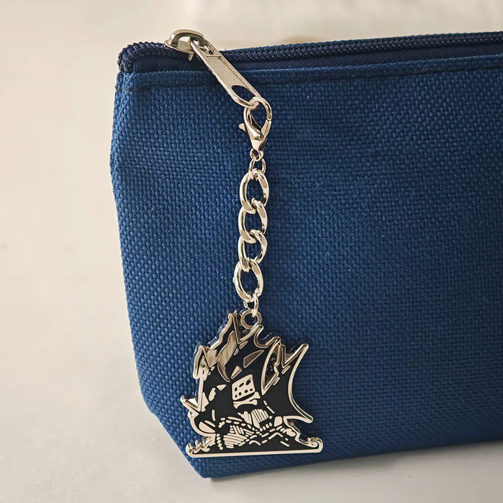 The Pirate Bay Seemonster Oktopus Metall-Schlüsselanhänger Piratenschiff Emaille-Schlüsselring Segelboot Gothic Fan Collection Anhänger Geschenk – Detail 10