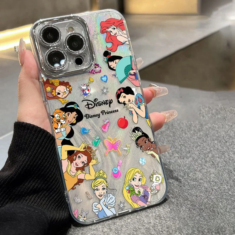 Y2K funda de teléfono de princesa Disney para Oppo, cubierta dura para Oppo A98, A93, A92, A74, A78, A60, A57, A58, A53, A31, A17, A16, A15, A7, A5, 4G, 5G, novedad