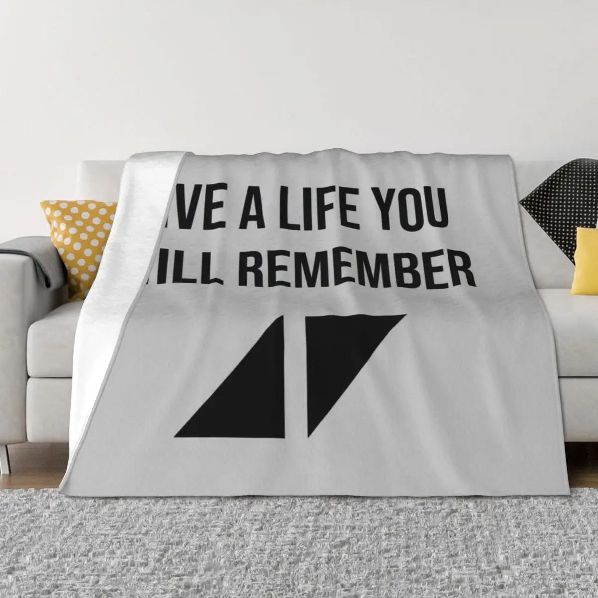 

Live a life you will remember Throw Blanket blankets and throws christmas decoration Designers Sleeping Bag Blankets