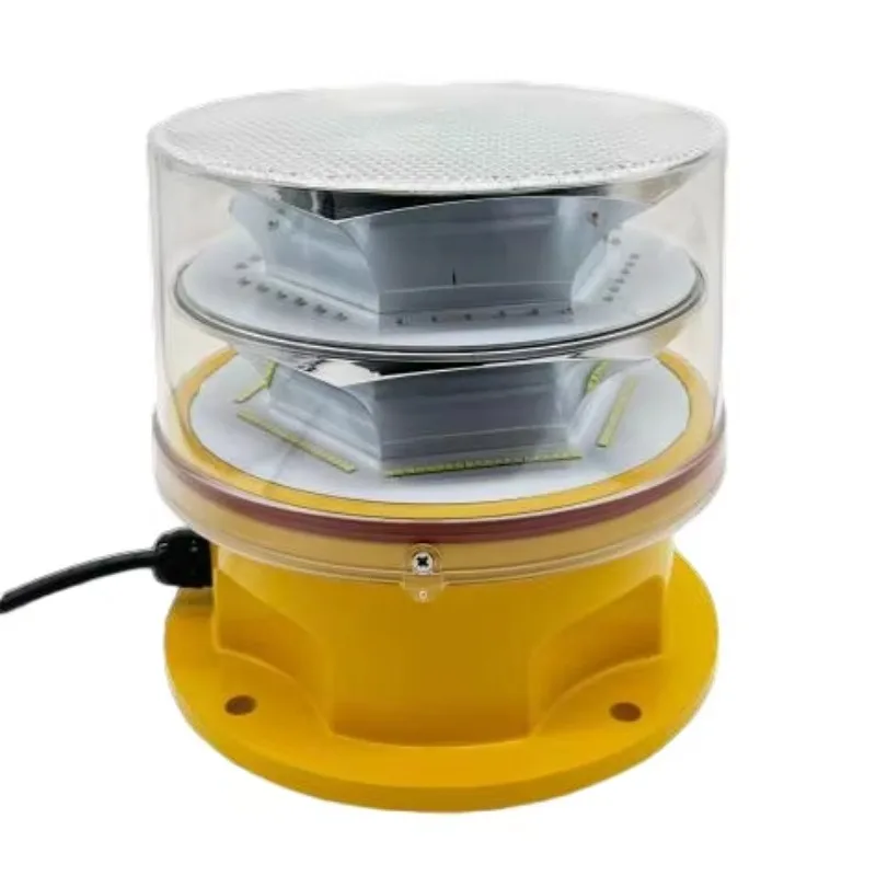 

AH-MI-B2 TYPE B LED Medium Intensity Dual Aviation Obstruction Light Main Standby Warning Lighting ICAO Annex 14th