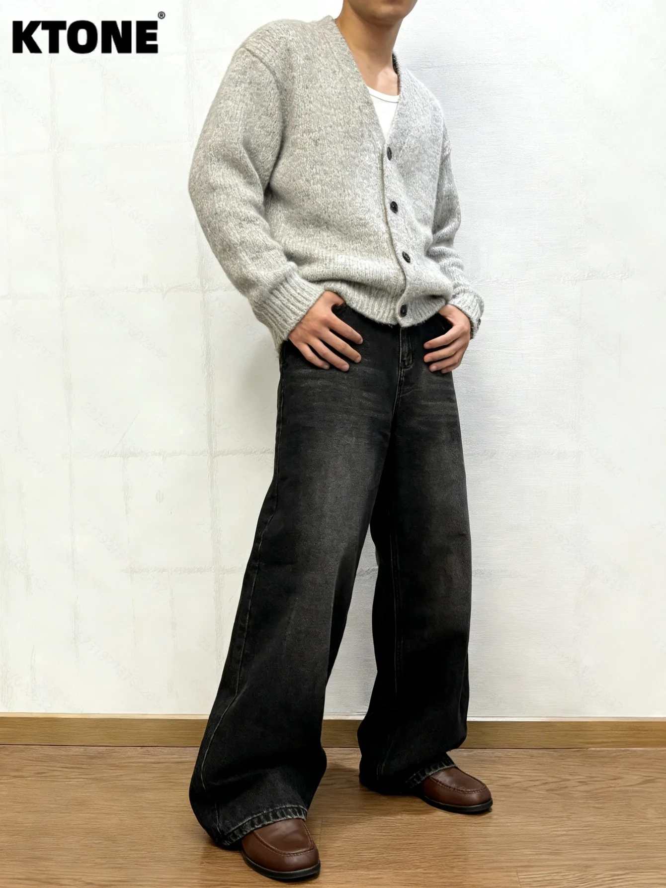 

Современные черные джинсы-багги в стиле Y2K для мужчин, оригинальные модные повседневные джинсовые брюки, без аксессуаров и ремней