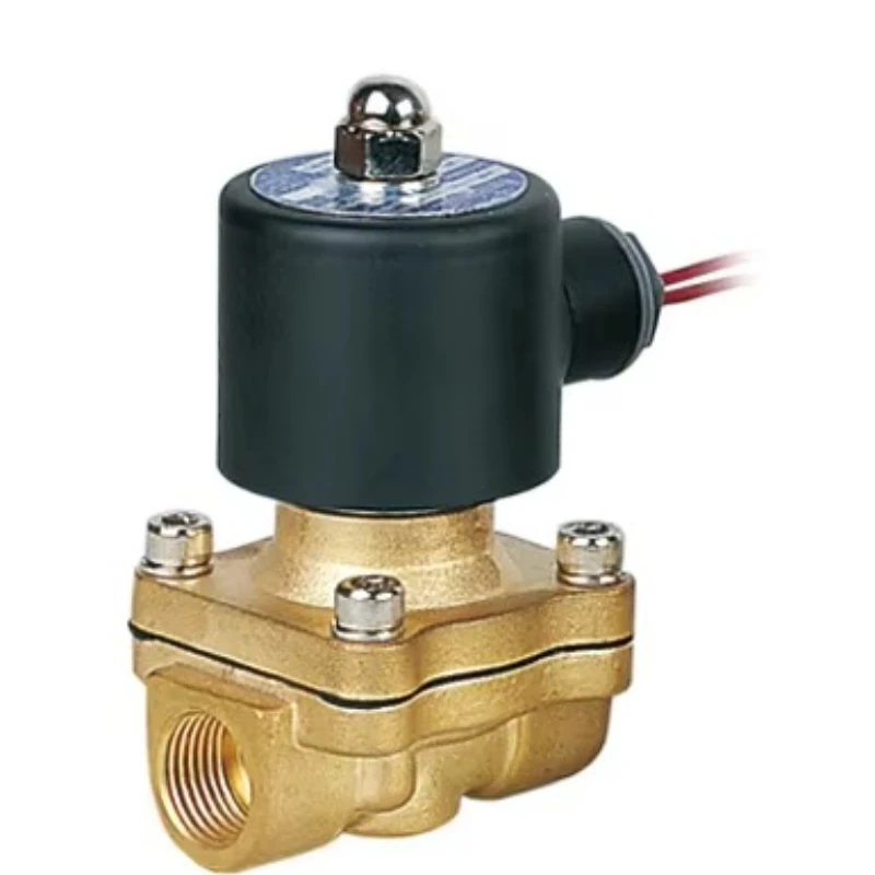 

Normally closed brass air flow control solenoid valve