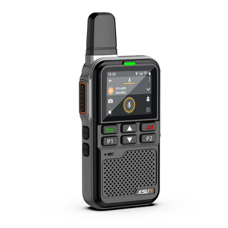 

KSUN ZL38 Ptt Global Mobile Two Way Poc Radio Long Range 4g Sim Card Walkie Talkie Compatible with Zello Walkiefleet App
