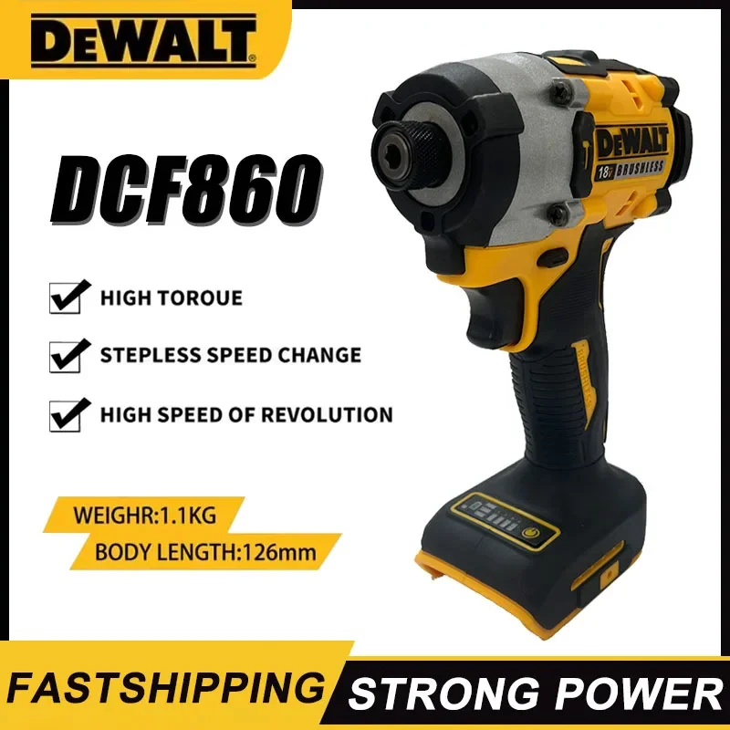 

Dewalt DCF860 Cordless Compact Drill / Driver 20V Brushless Electric Drill Screwdriver Rechargeable Power Tools Upgraded