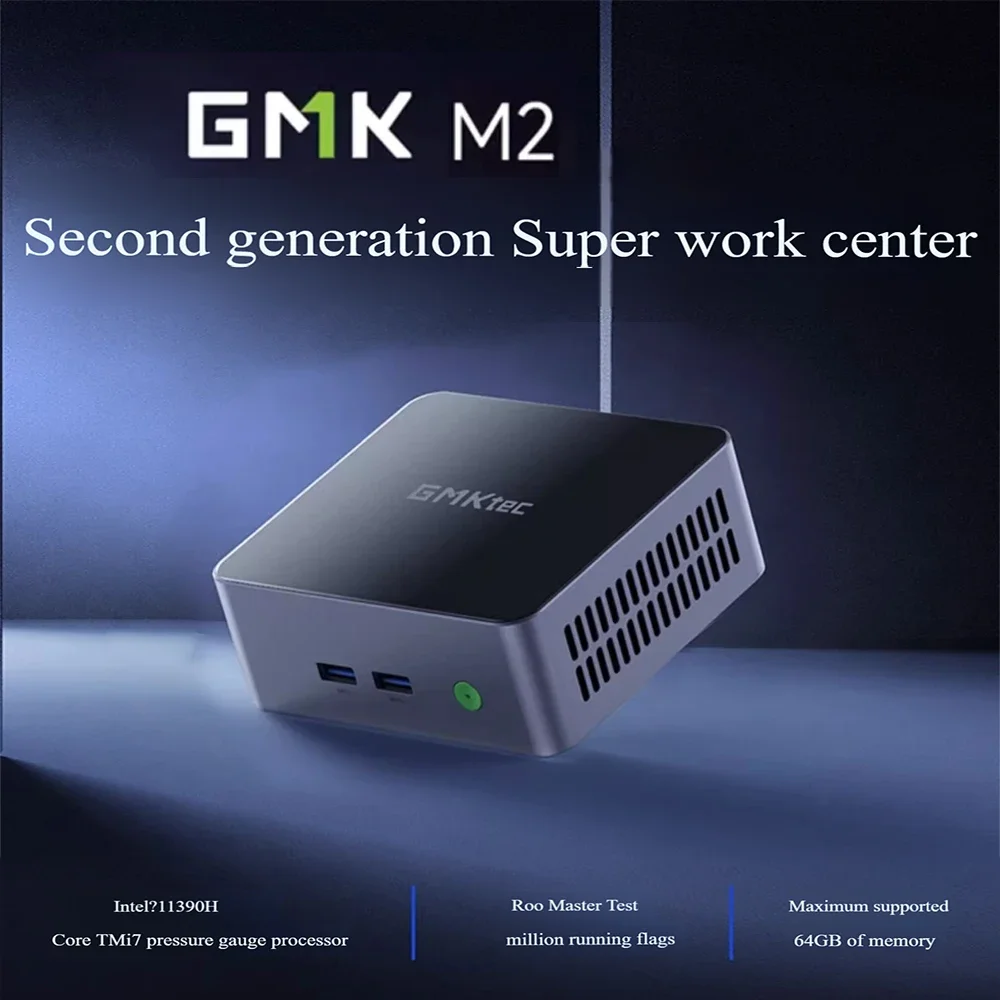 GMKtec Mini Pc GMK M2 i7-11390H G3 NUCBOX Windows 11 Pro Alder Lake N100 Intel 12th BWiFi 6 Desktop Computer Mini Pc Work