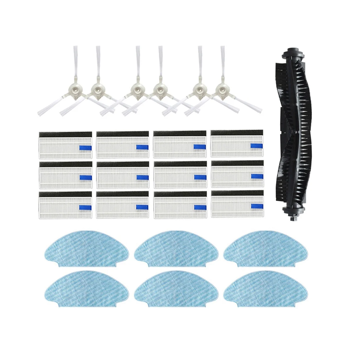 Filtro Hepa con spazzola laterale per aspirapolvere robot X-Plorer Serie 75 RG7687 / RR7687WH