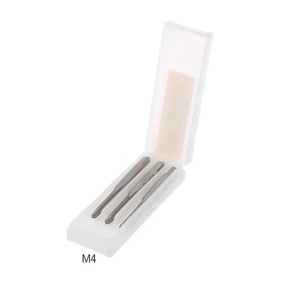 High Strength Thread Taps Hss Machine Hand Metric Plug Tap Screw Taps Screw Thread 3Pcs High Quality Brand New