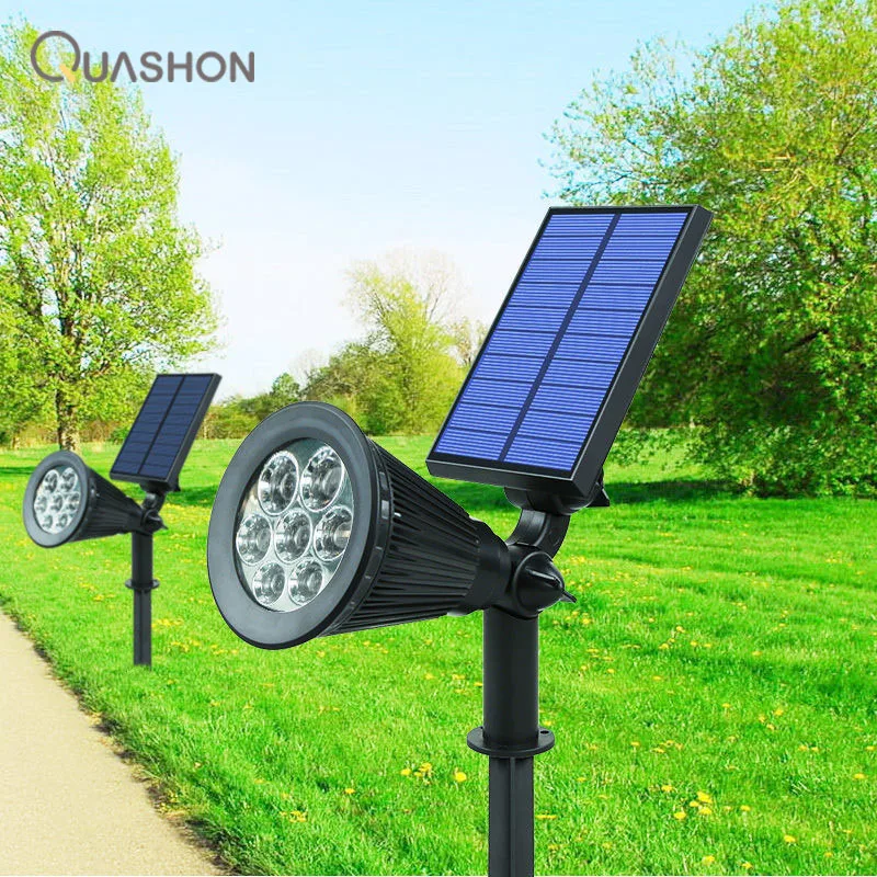 

Solar Garden Light Ground Plug Spotlight Floodlight LED Lawn Light Control Outdoor Waterproof Floodlight Super Bright Solar Lamp