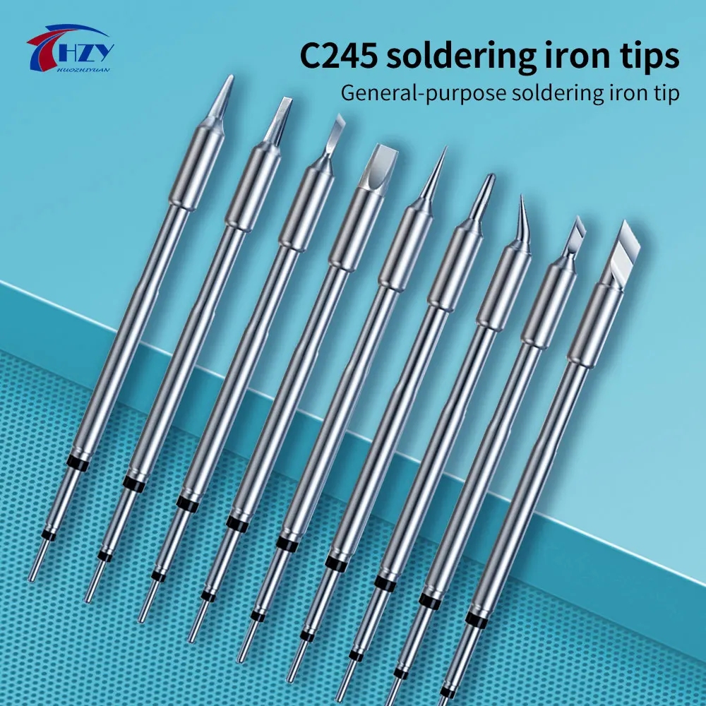 HZY C245 Constant Temperature Electric Soldering Iron Tips T245 Soldering Station Soldering Iron Tip for JBC Rework Station Tool