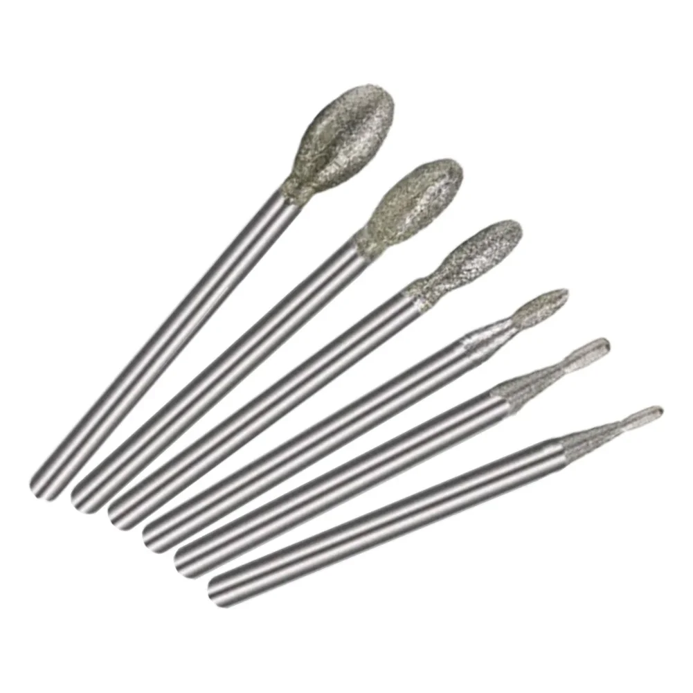 6Pc Nagel Boor Frezen Snijders Voor Manicure Pedicure Cuticula Schoon Gereedschap Nagelvijl Slijpen Kop Accessoires