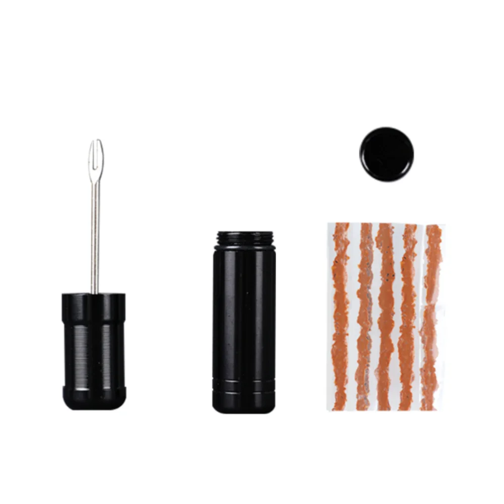

2 Sets High Viscosity Bike Tire Repair Strips Waterproof Insertion Tubeless Maintain Tool Convenient Lightweight
