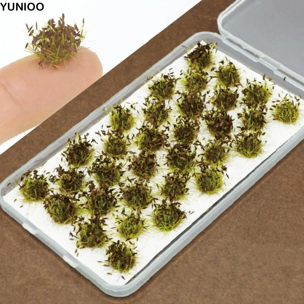 

Sharp Leafed Grass Clusters Model Simulation Model Making Miniature Grass Bushes Resin Railway Train Small Grass Model