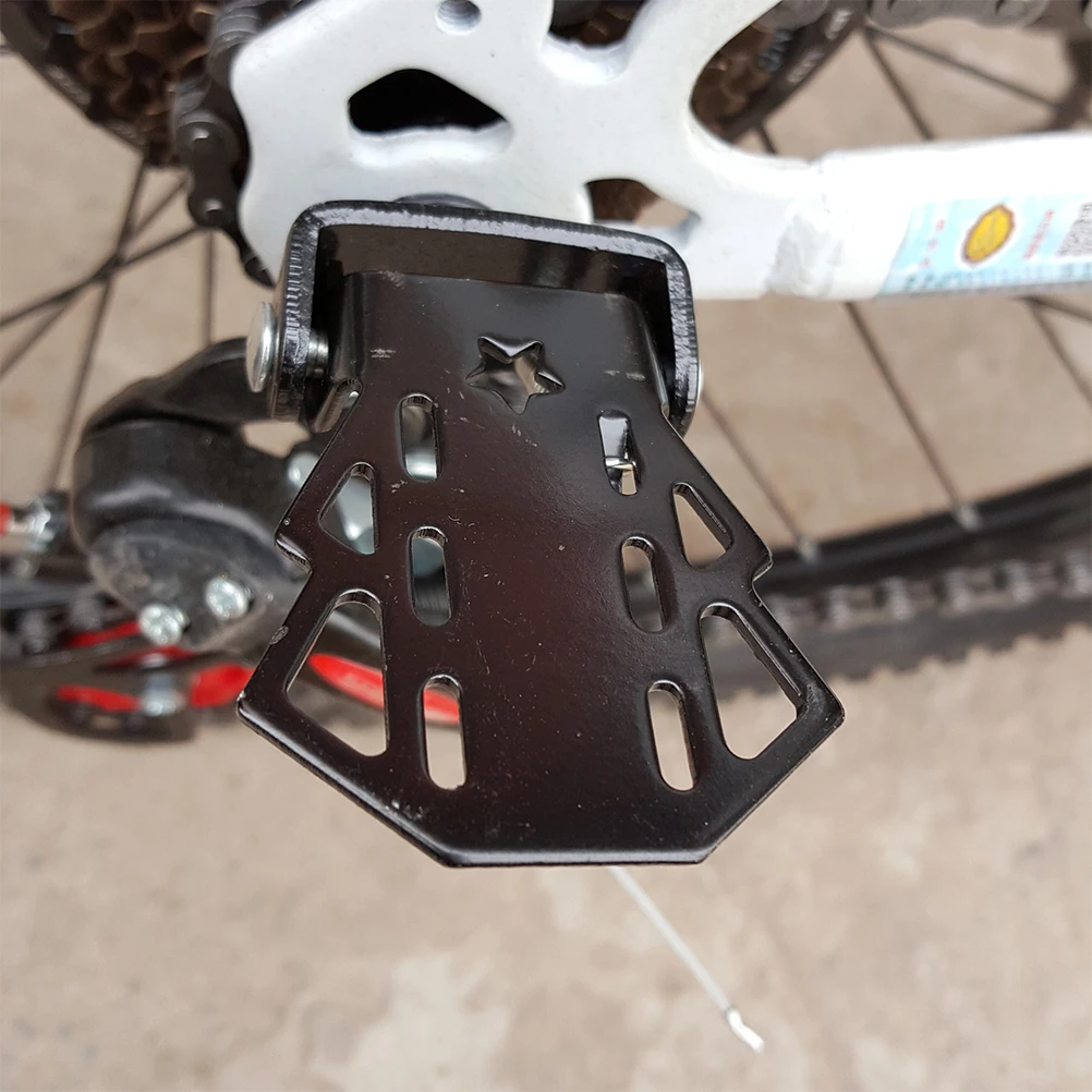 

Sturdy Thicken Bike Footrest Steel Folding Rear Seat Pedal for Comfortable Rest Accessory