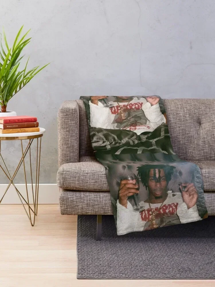 Self Titled Playboi Carti Design Throw Blanket Travel Kid'S Thins Sofas Blankets