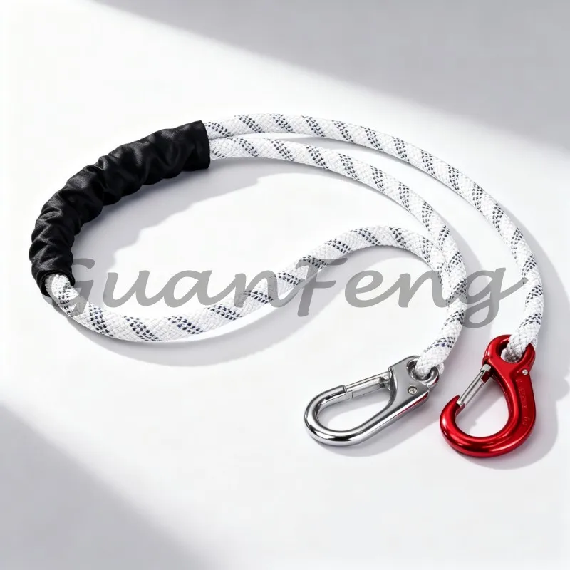 Electrician Pole Climbing Safety Belt, Cement Utility Pole Aerial Working Anti-Fall Protective Fence for Height Operation