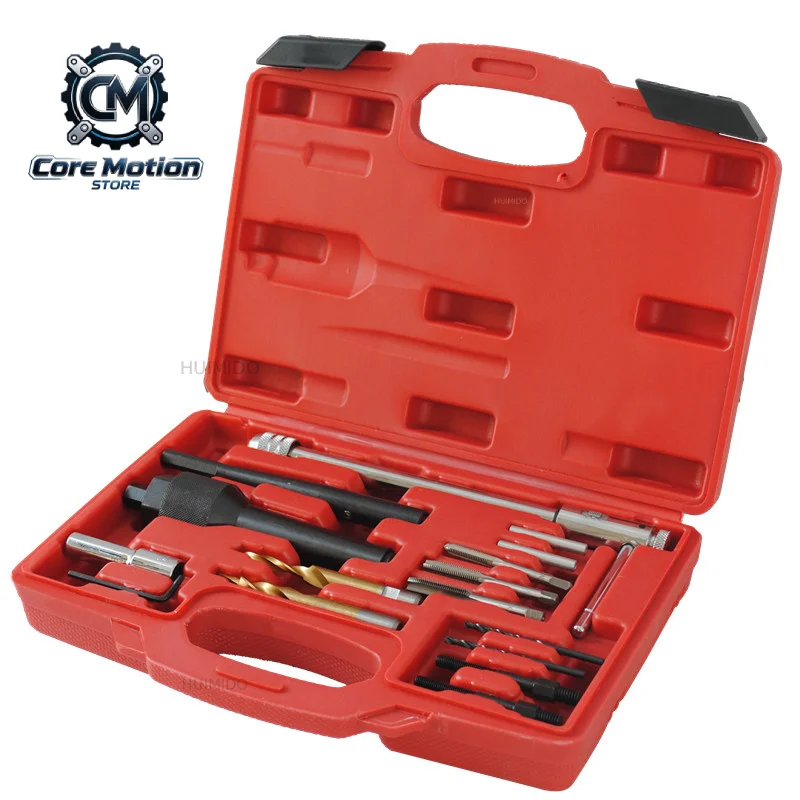 Damaged Glow Plug Removal Remover Thread Repair Drill Wrench Spark Plug Gap Extractor Tool Kit M8*1MM or M10*1MM