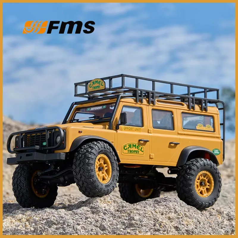 

FMS 1/24 FCX24M RC Land Rover Range Rover Defender 4WD Electric Climbing Off-Road Vehicle RTR Adult Boy Hobby Remote Control Toy