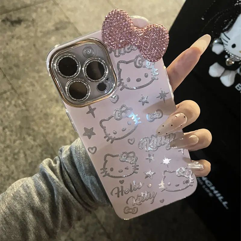 

Cute HelloKitty anime iphone Case 15ProMax For Iphone 15 14 13 Pro Max 11 12 13 Pro Winter Cute Protective Case