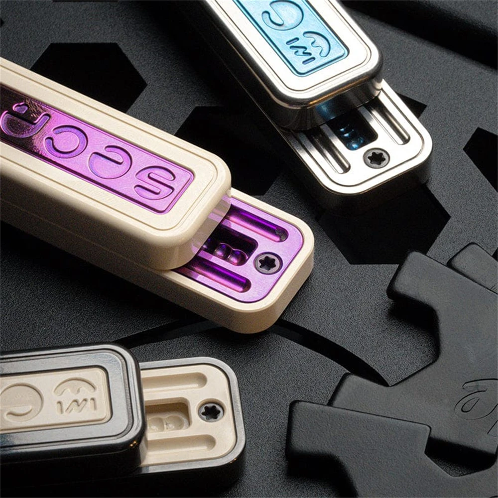 WM Secret Mechanical Slider Zirkoniumlegierung Fidget Spinner EDC Spielzeug Anti Stress Hand Spinner ADHS Angstlinderung Sensorisches Spielzeug