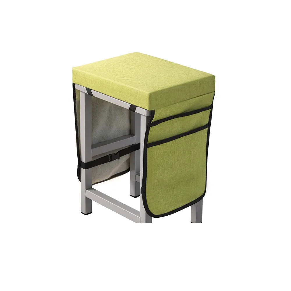 High Elastic Sponge Chair Pad Non-slip Space Saving Sponge Padded Pad Storage Pocket Comfortable Student Seat Mat Dormitory
