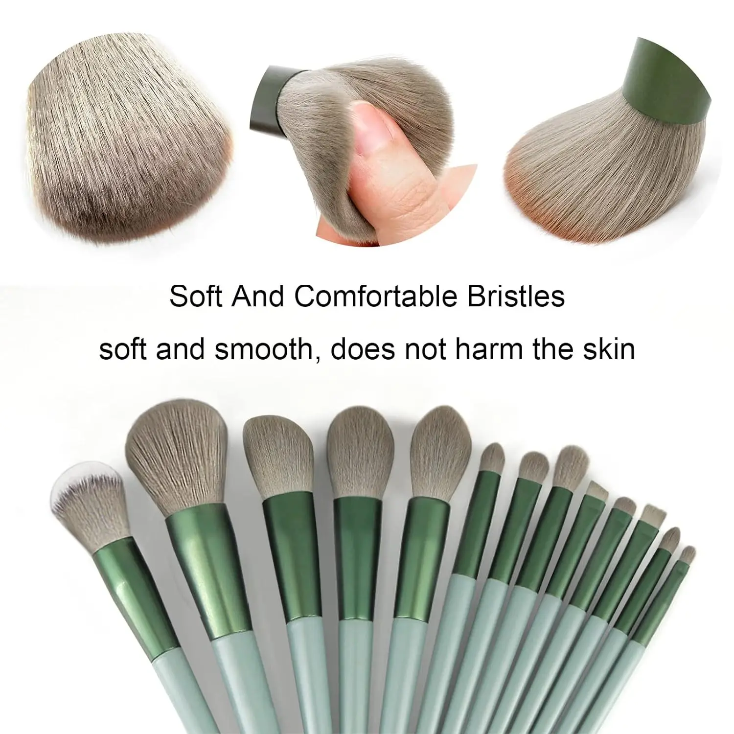 13PCS Make-Up Pinsel Set Lidschatten Foundation Weichen, Flauschigen Kosmetische Pulver Rouge Blending Make-Up Schönheit Werkzeuge