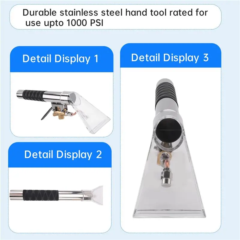 Lightweight Upholstery Cleaning Extractor Wand Hand Extractor Upholstery Carpet Cleaning Extractor Auto Detail Wand Hand Tool