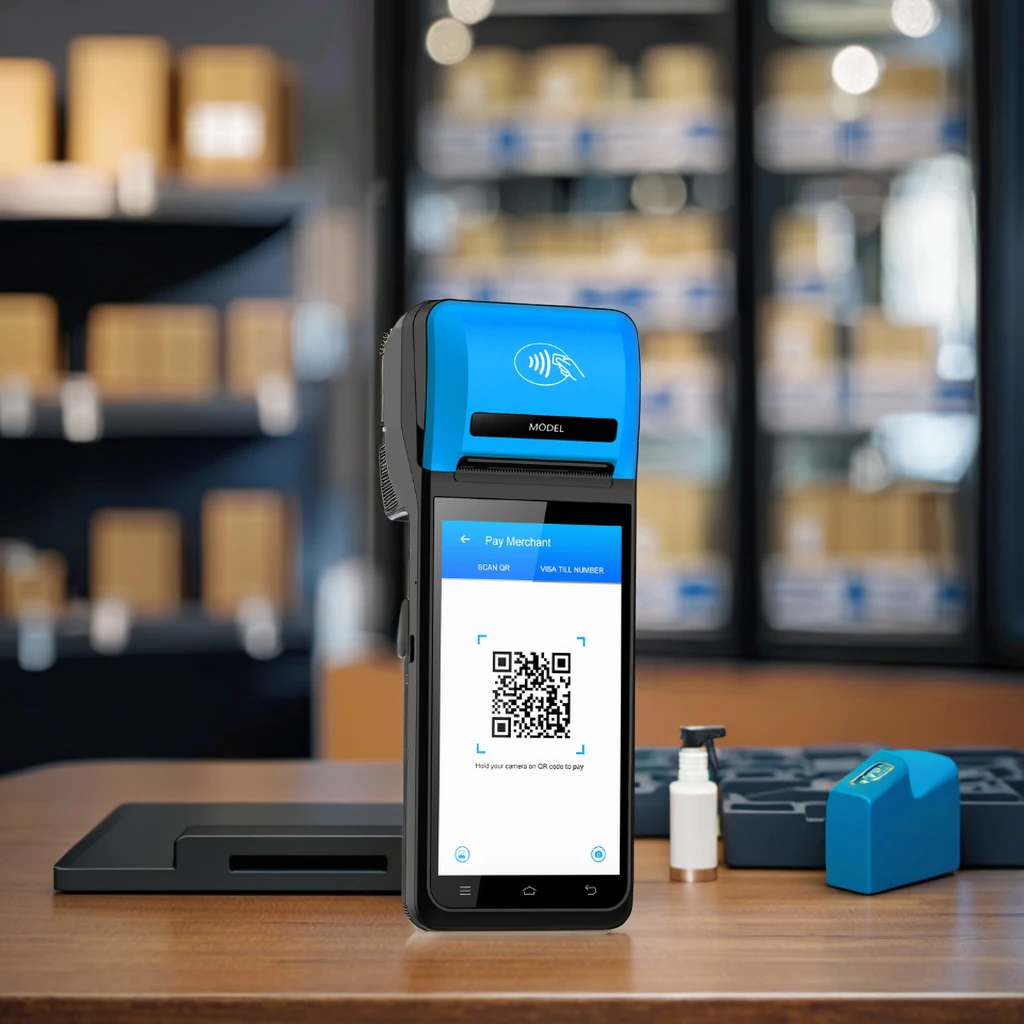 

Handheld Pos Machine Android 12 0 with Thermal Printer Portable Retail Pos System