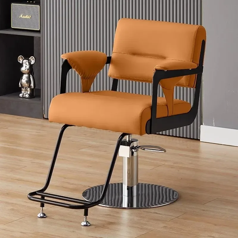

Professional Trendy Barber Chairs Ergonomic Comfortable Modern Nordic Salon Chair Luxury Quality Sillon Barbero Salon Furniture