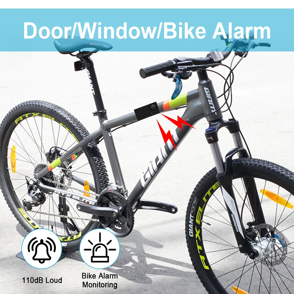 Anchtek 110db lauter Alarm drahtloser Vibrations alarm mit Fernbedienung Diebstahls icherung Alarm Motorrad Fahrrad Fahrzeug Sicherheits alarm