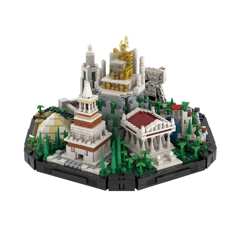 Moc Building Blocks Street View Model Ancient Wonders Of The World Technical Bricks DIY Assembly Toys For Childr Holiday Gifts