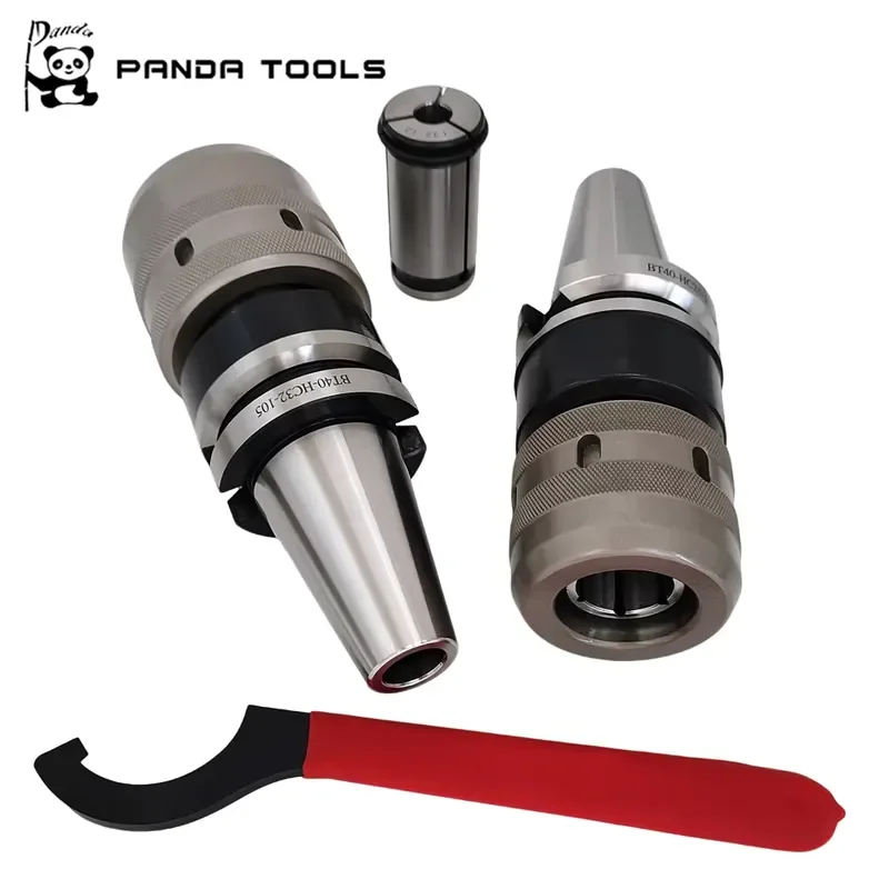 BT40 MC32 Power Milling Chuck C32 Heavy CNC Holder Roller Bearing 0.003mm Runout