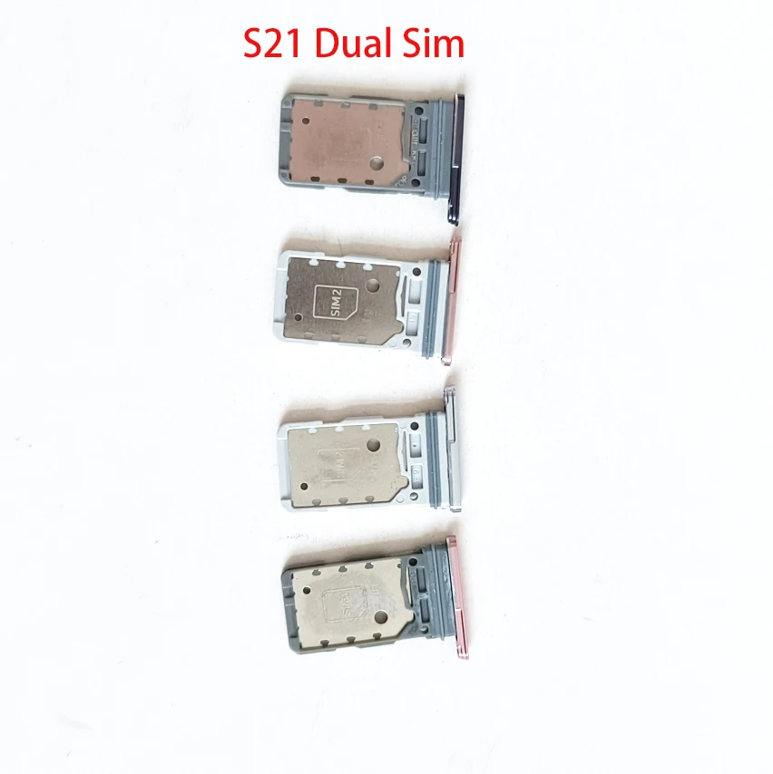 50 Stks/partij Sim-kaart Lade Houder Slot Adapter Socket Voor Samsung Galaxy S21 / S21 Plus / S21 Ultra