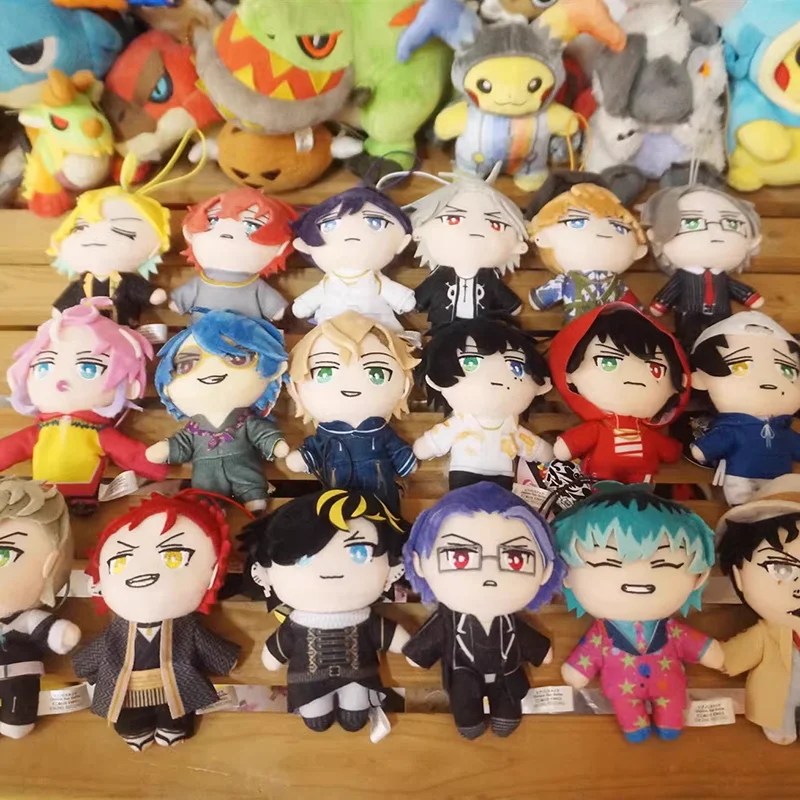 

Плюшевые игрушки-фигурки Hypnosis Microphone DRB 10 см: Каннонзака Доппо, Ирума Джюто, Цуцудзимори, Росо, Харай Куко – коллекционные игрушки для фанатов