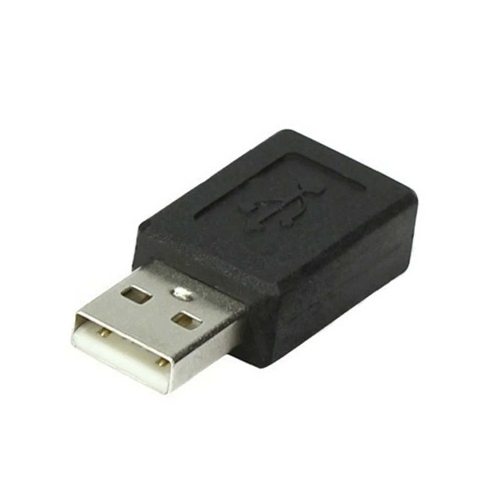 Colokan usb 2.0 ke usb mikro, konverter colokan usb 2.0 untuk USB hitam tipe A Wanita Ke mikro. USB MINI B Wanita