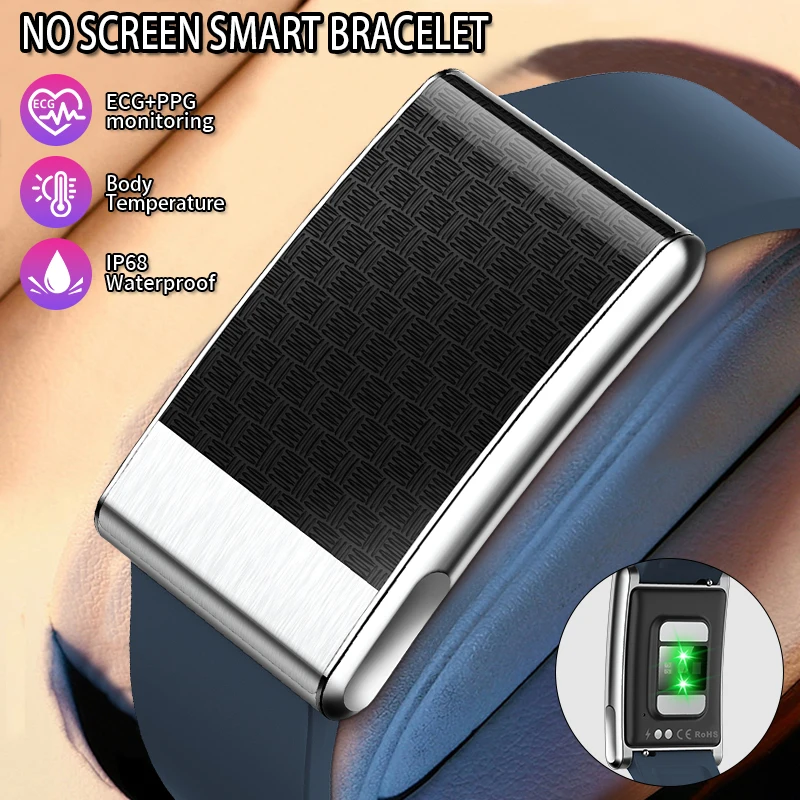 

LIGE новый умный браслет спортивный фитнес-трекер ЭКГ сердечный ритм мониторинг здоровья сна подсчет шагов IP68 водонепроницаемый умный браслет