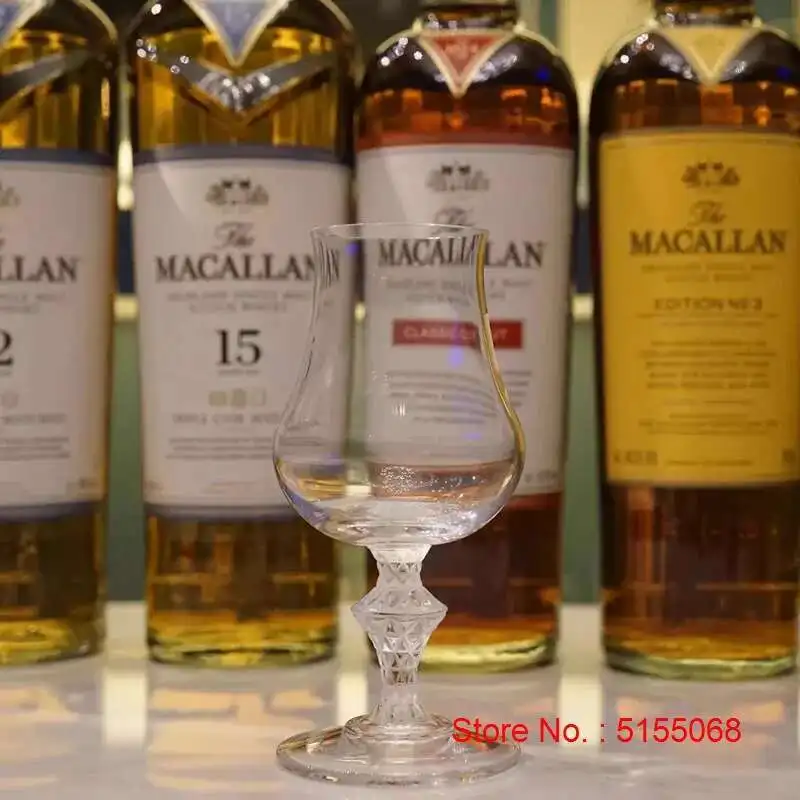 Macallan Professional Crystal Copita Nosing Glass | Luxury Handmade Snifter 4 Macallan King Whiskey Cup Luxury Crystal Wine Tasting Snifer Professional Copita Nosing Glass Finest Whisky Goblet Pure Handmade 2