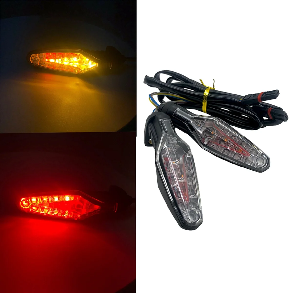 Motorcycle Rear LED Turn Signal Light for R1250GS/ADV 2021-2024 S1000R S1000XR F900XR Dual Color Indicator Lamp