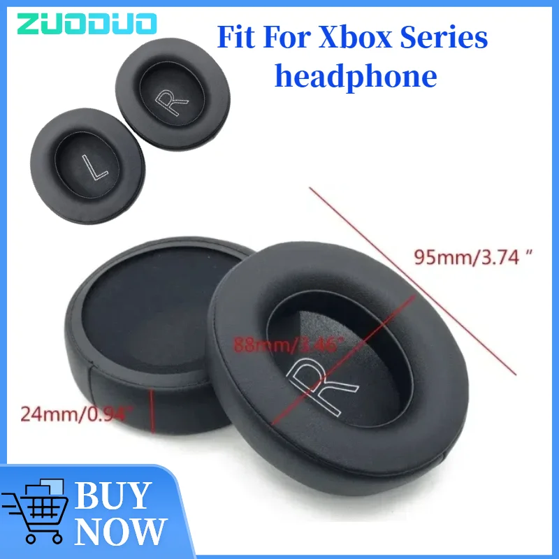 

ZUODUO Ear Pads For Xbox Series Headphones Headset Replacement Ear Pads Cups Earpad Memory Foam Cushions