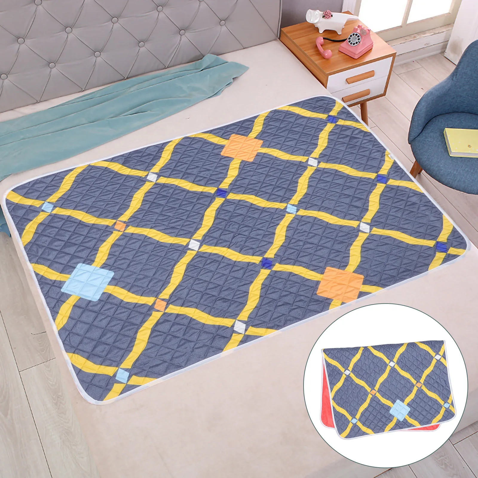 

Supple Water Locking Incontinence Pad Soft Cotton Bed Underpad for Adults Toddlers Elderly Urinary Incontinence Mattress