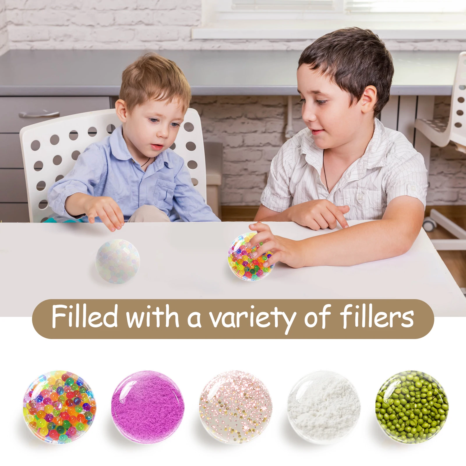 10/15/20 Stück DIY Blanko-Stressball-Set, Quetschbare Stressball-Bastelsets, Handgemachte Quetschbälle, Leere Squeeze-Bälle – Detail 7