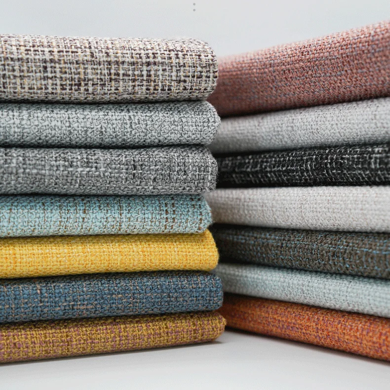 150x50cm Cotton Linen Thickened Solid Color Fabric Dustproof Old Coarse Cloth Canvas Sofa Background Cloth Linen Cloth Fabric