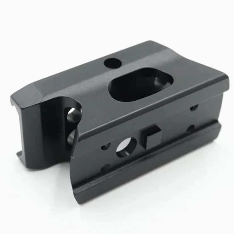 Custom Precision Stainless Steel Aluminum Sheet Metal Fabrication Bent Metal Enclosure Matte Black Powder Coating