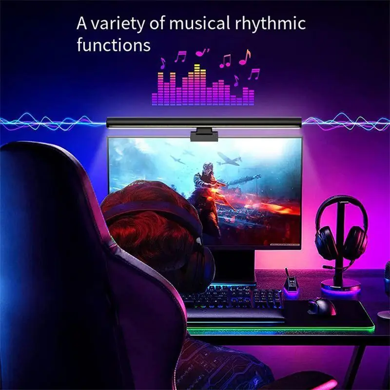 FY-GD003 LED Screen Light Bar Computer Display Hanging Lamp Game Bar RGB Dimmable Color Temperature Touch Control Monitor Lights