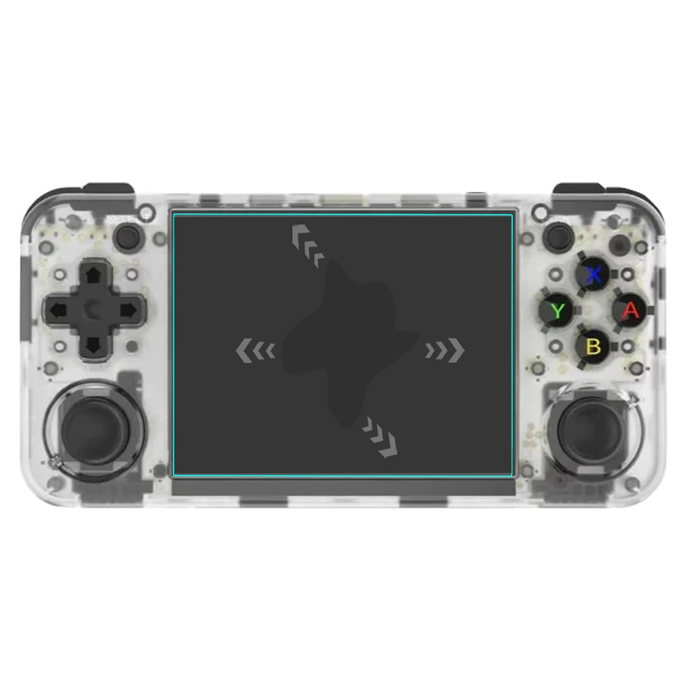 Película protectora de pantalla de vidrio templado para consola RG35XX H, accesorios de juego Retro, 9H HD, RG35XX H