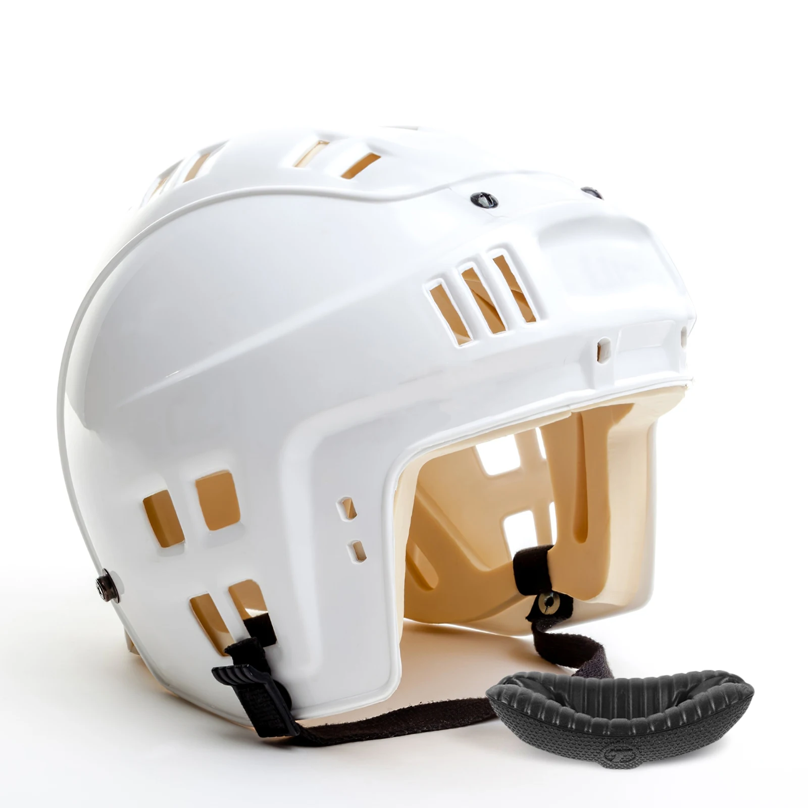 خوذة الذقن وسادة لاعب الهوكي كأس الذقن استبدال وسادة حماية الذقن للاعبي كرة القدم الهوكي الخوذات مادة الإسفنج الناعمة #1