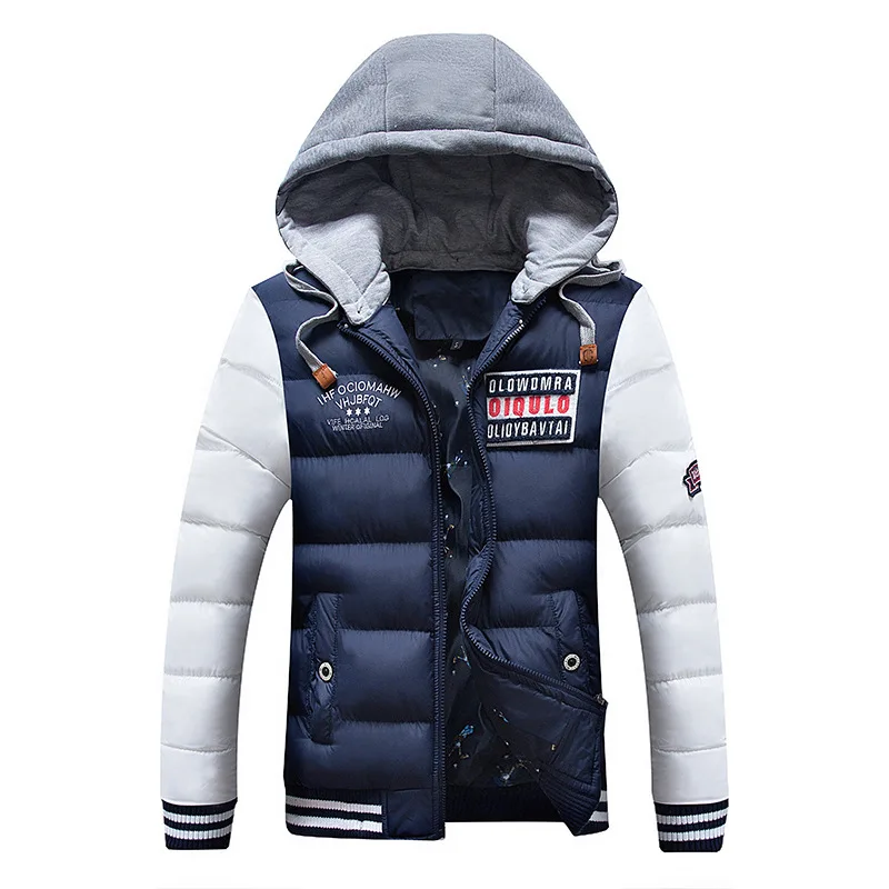 Men's 2023 New Style Personalized Street Culture Thickened Fashion  Cotton Padded Clothes Warm Hooded    winter coat  mäntel