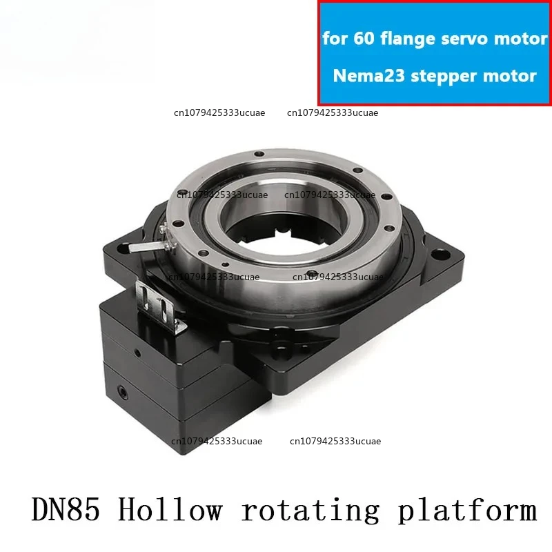 

High Accuracy Hollow Rotating Platform Rotary Positioners For Nema23 Stepper Motor Replace Drive Motor and Cam Indexer