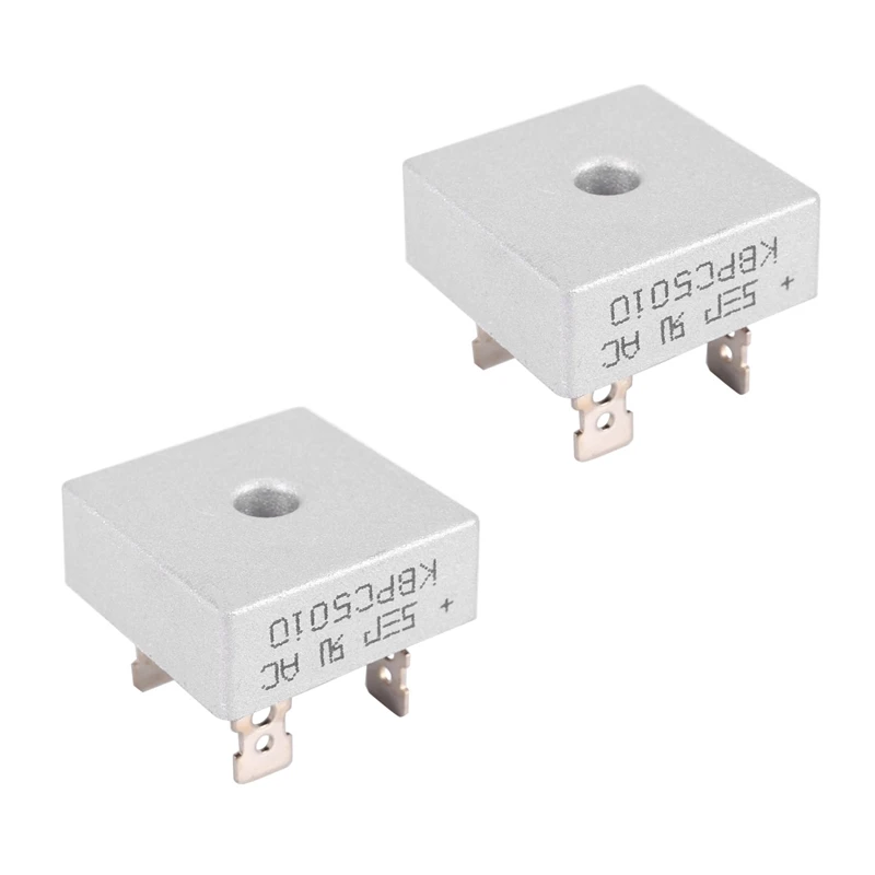 2X Single Phase Diode Bridge Rectifier 50A 1000V KBPC5010 New