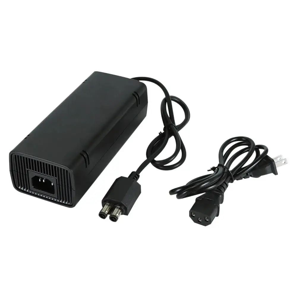 100~240V 135W Power Supply AC Adapter Replacement Charger with Cable Auto Voltage Low Noise for Xbox 360 Slim Console