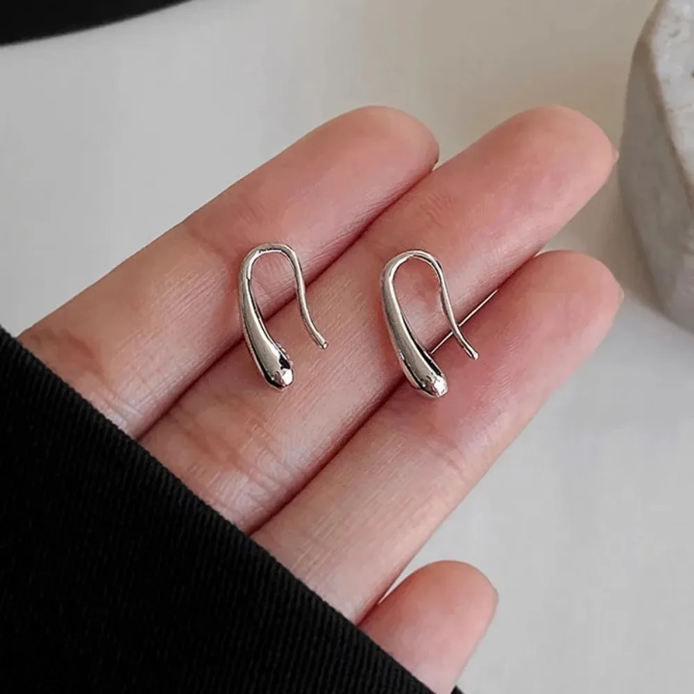 Women's Silver Water Drop Shape Earrings